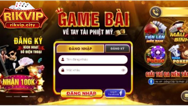 Các lỗi có thể gặp khi đăng nhập RikVIP và cách khắc phục.
